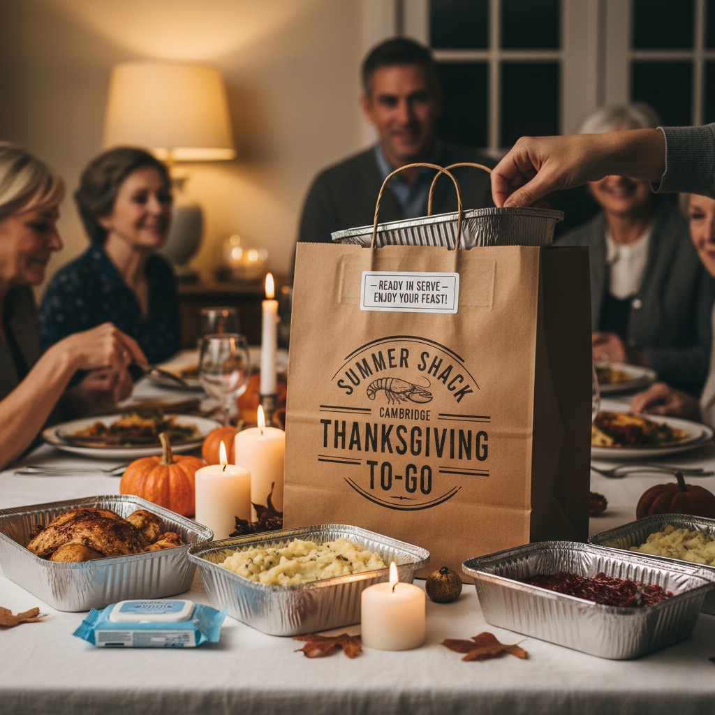 Summer Shack Cambridge: Last Call for Limited Thanksgiving Meals (Order by 11/23, Pick Up 11/26)