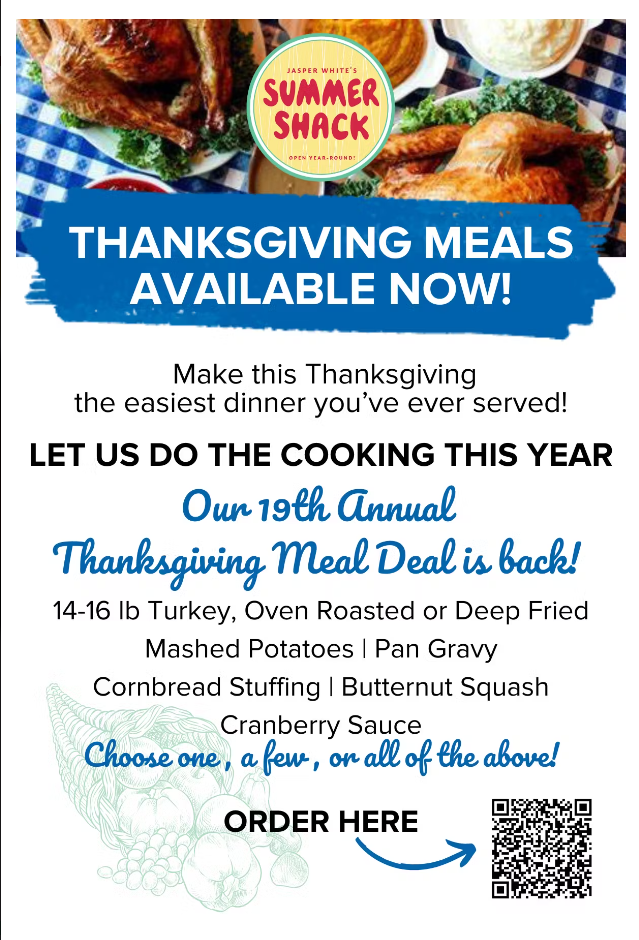 Make Thanksgiving Special with a Festive Feast from Summer Shack