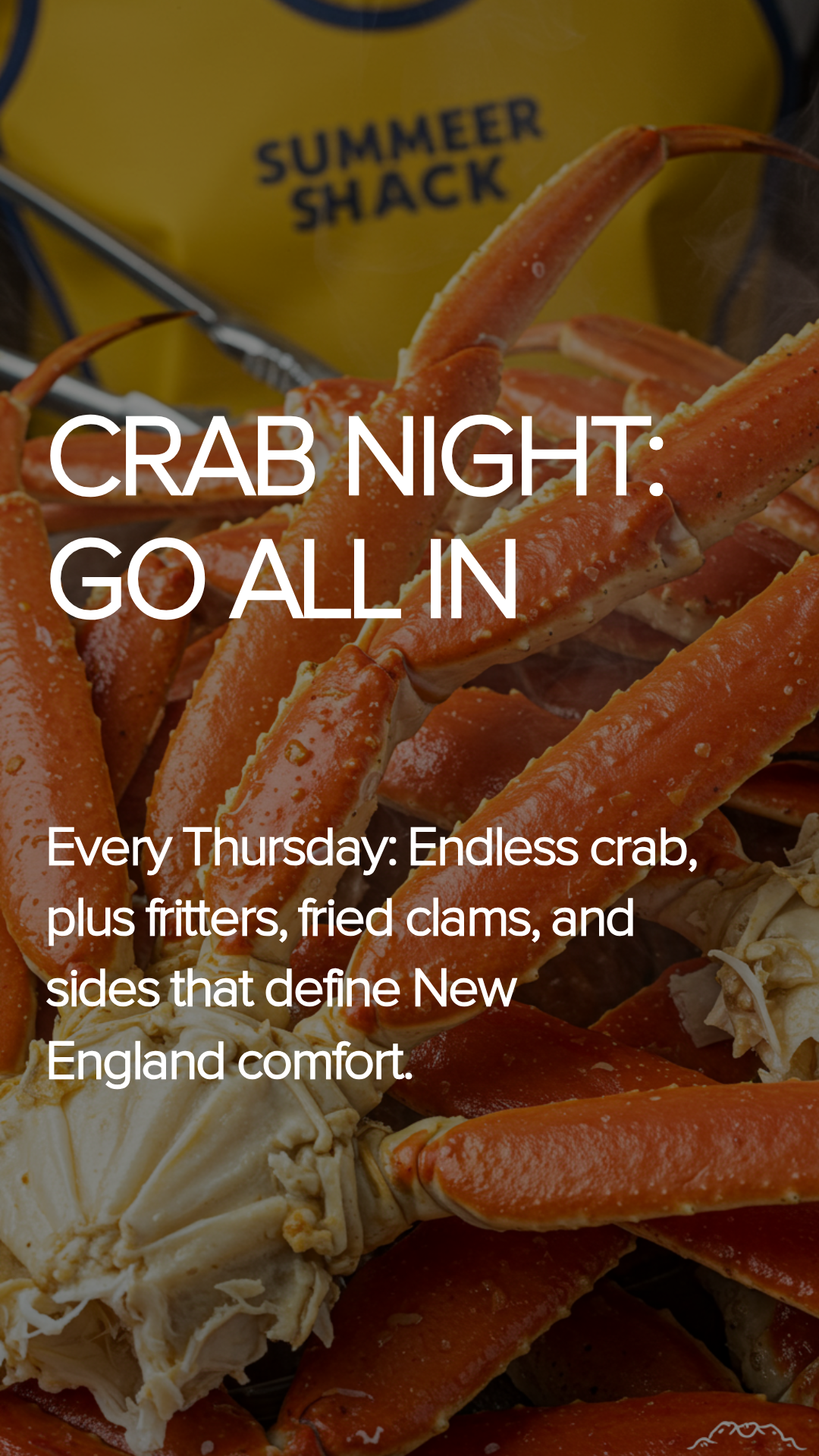 From Fritters to Endless Crab: Inside Summer Shack’s Thursday Crab Night