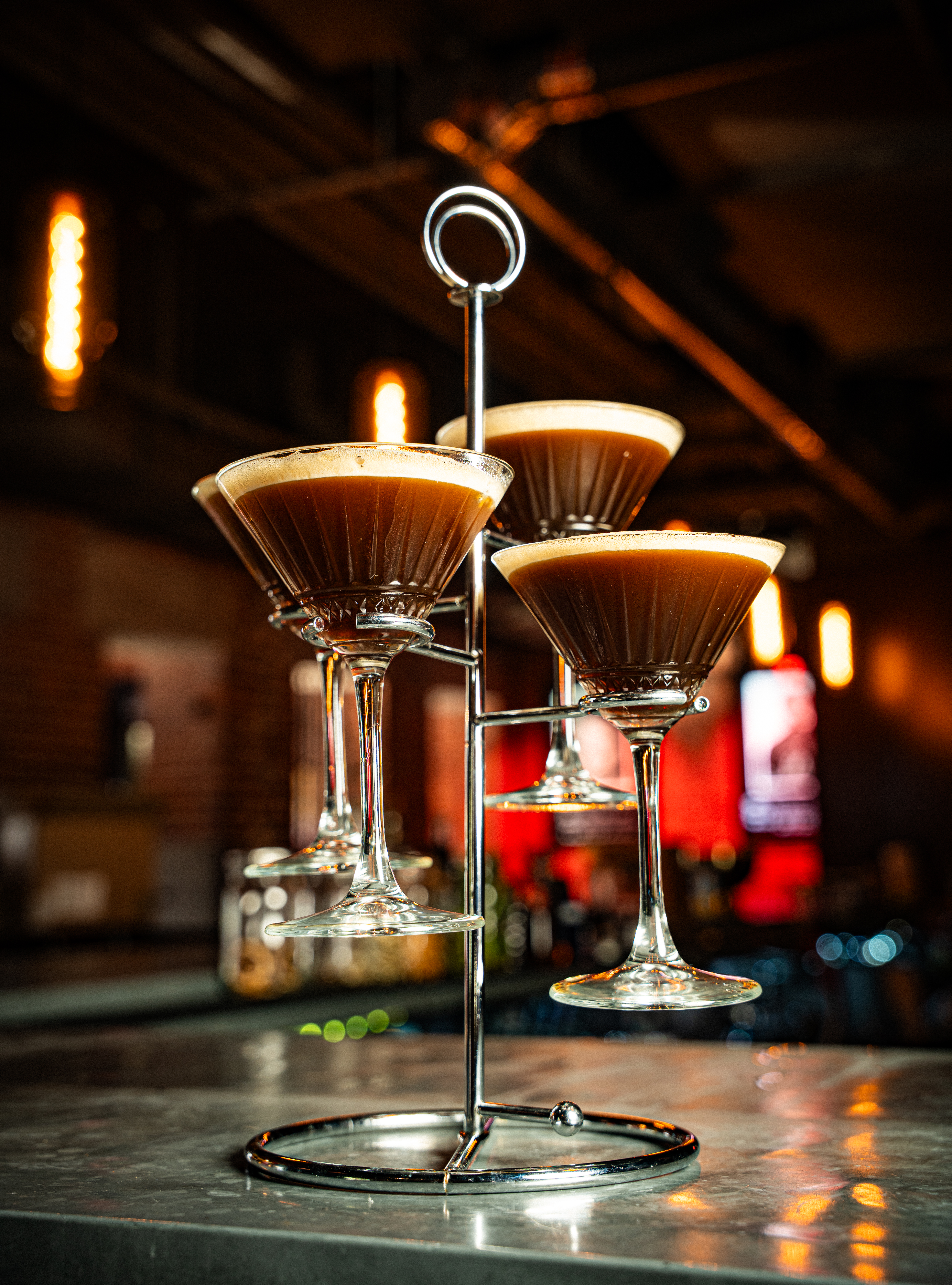 Alibi cocktail lounge set for a private celebration