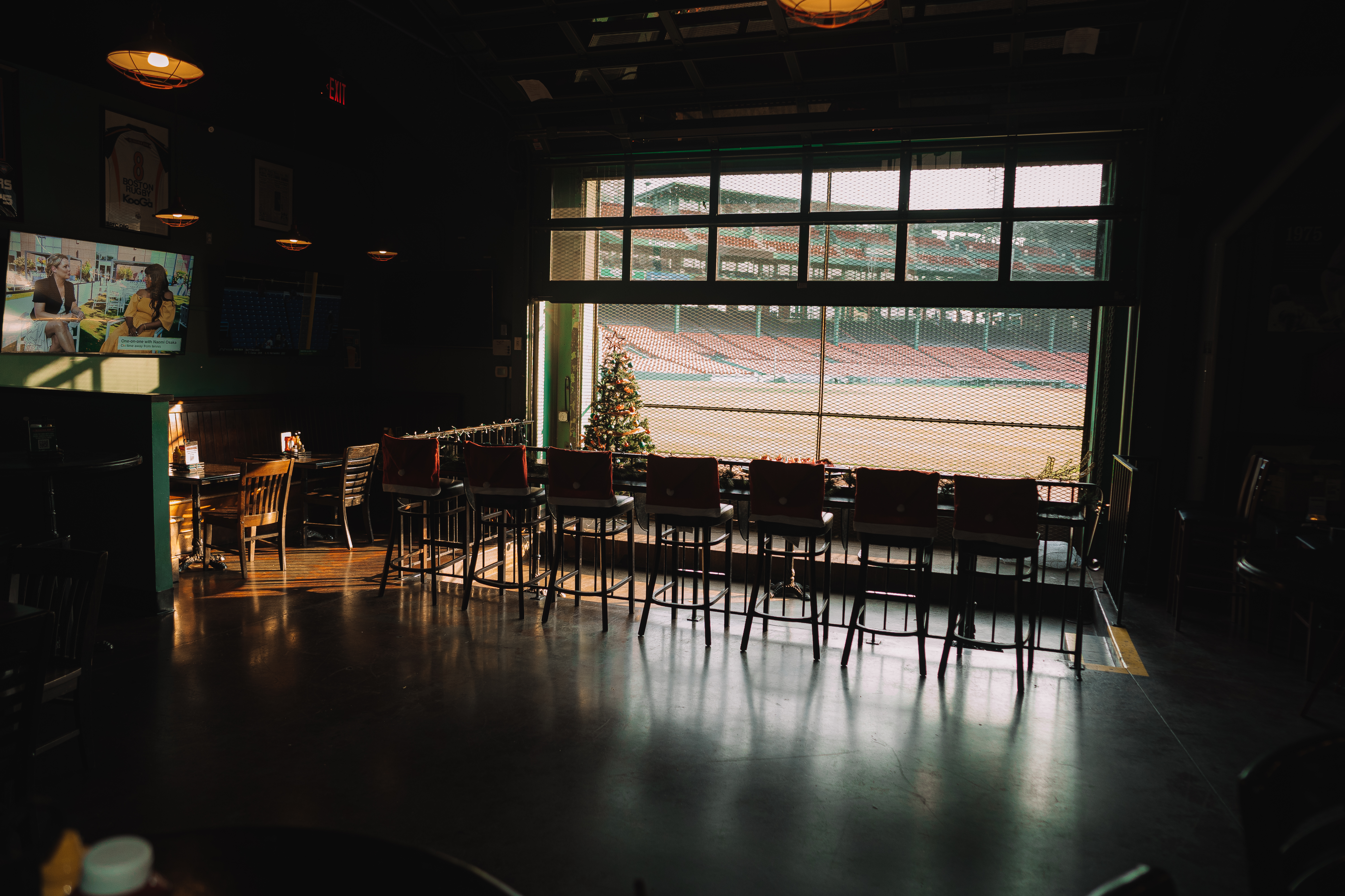 Bleacher Bar inside Fenway Park