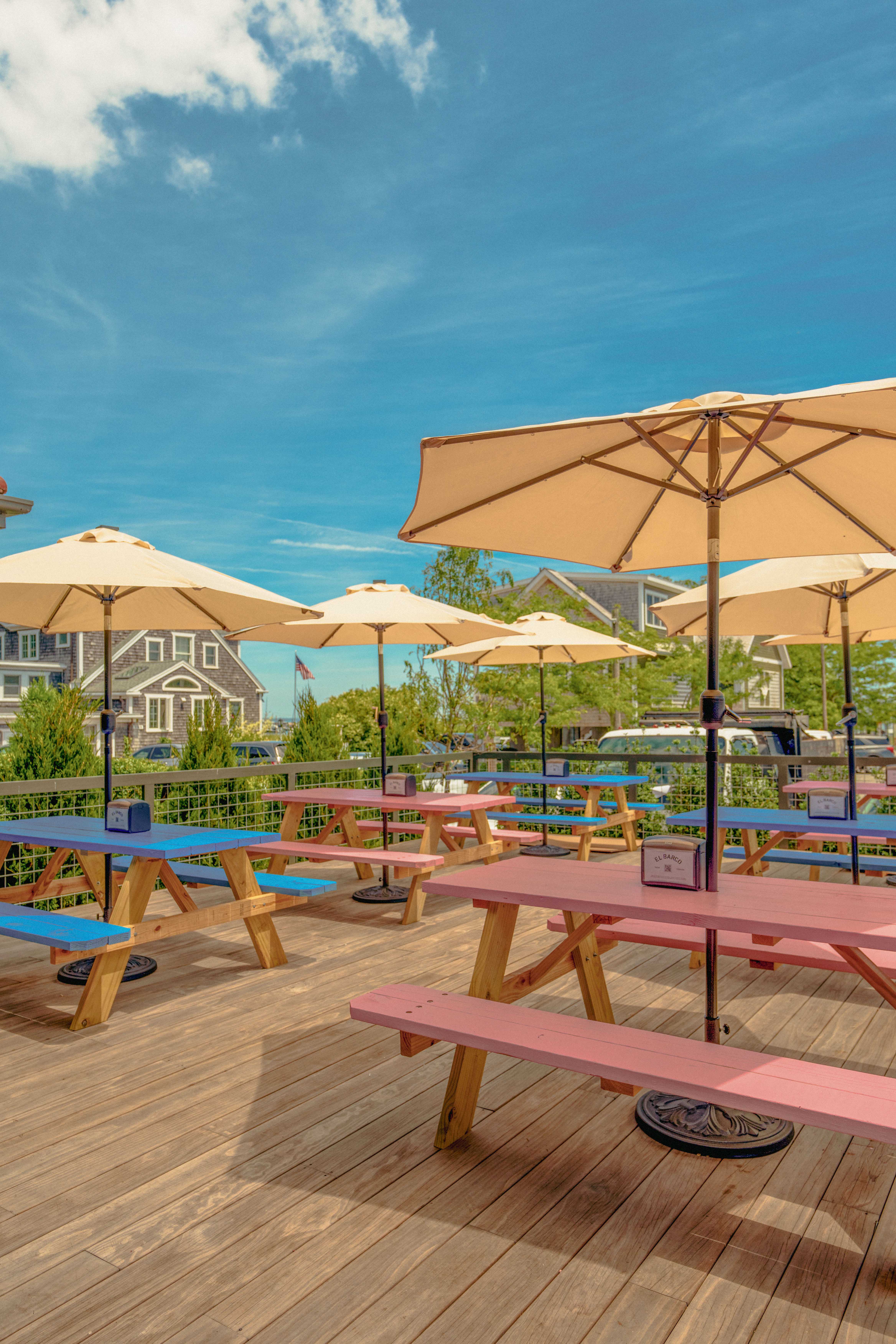 The patio at El Barco