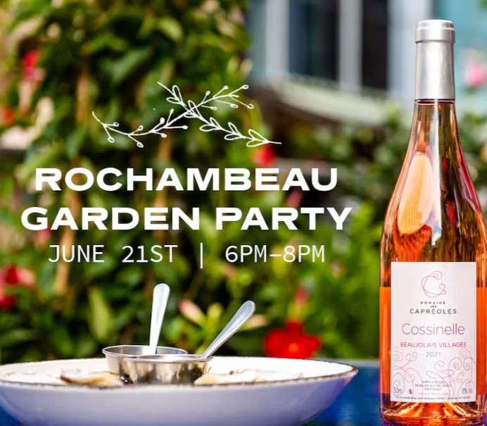 Rochambeau’s Rosé Garden Party | Rochambeau | Café, Restaurant & Bar in Boston, MA